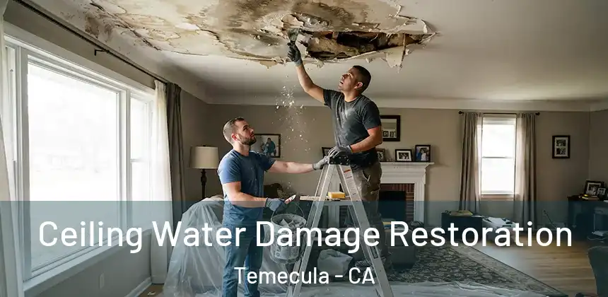  Ceiling Water Damage Restoration Temecula - CA