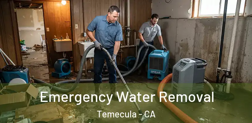  Emergency Water Removal Temecula - CA