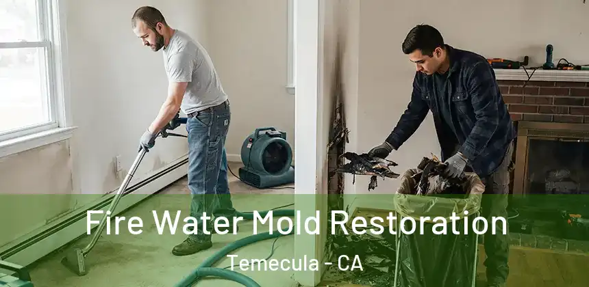  Fire Water Mold Restoration Temecula - CA