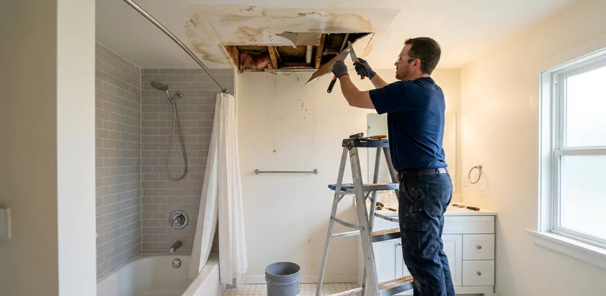 Bathroom Leak Ceiling Repair in Temecula