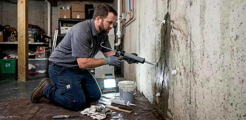 Basement Leak Repair From Inside in Temecula