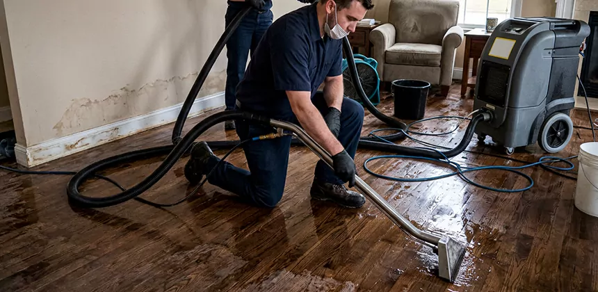 Hardwood Floor Water Extraction in Temecula