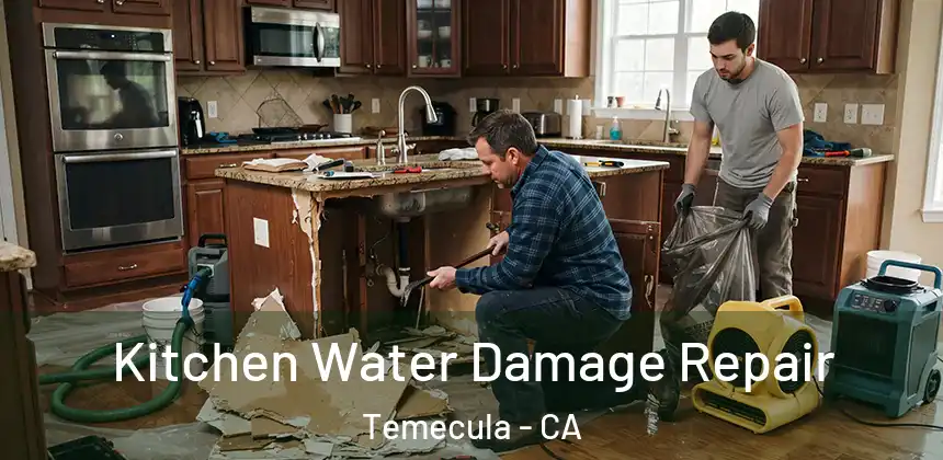 Kitchen Water Damage Repair Temecula - CA