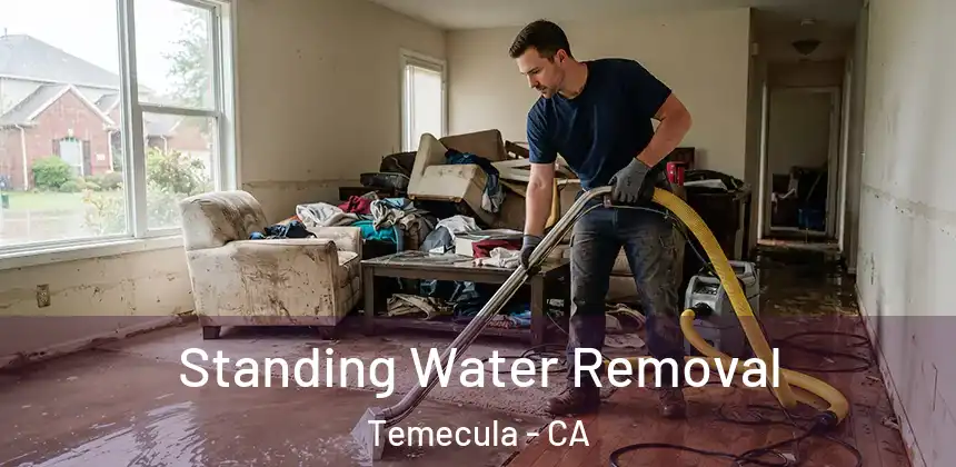 Standing Water Removal Temecula - CA