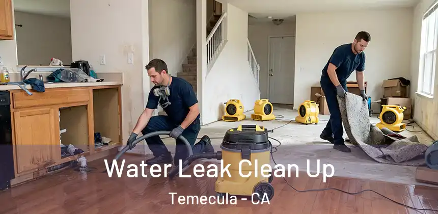  Water Leak Clean Up Temecula - CA